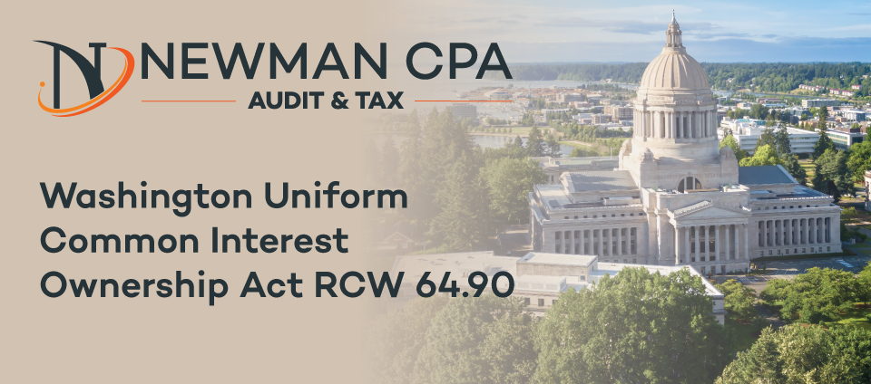 Washington Uniform Common Interest Ownership Act RCW 64.90