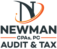 Newman CPAs PC, color vertical logo